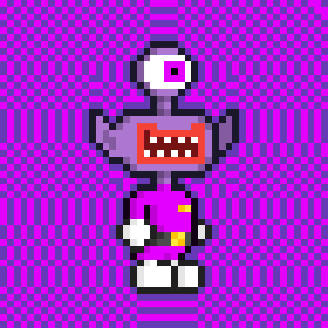 Purple dancing Gigglon